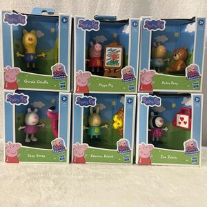 Peppa Pig Peppa’s Adventures Family & Friends Toy Figures (Complete Set of 6)